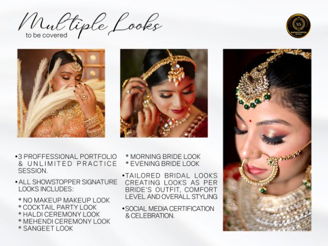 Students learning makeup artistry with Simran in Ranchi