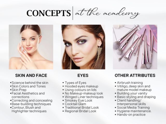 Hands-on makeup training at Showstopper by Simran