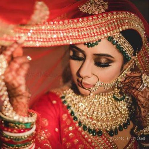 Destination wedding bride with makeup by Showstopper by Simran