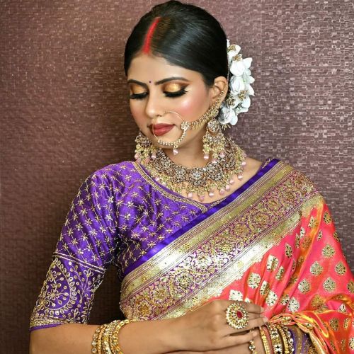 Red carpet makeup look by Showstopper by Simran